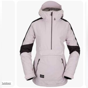 Volcom Mirror Women's Ski Jacket - Soft Pink and Black